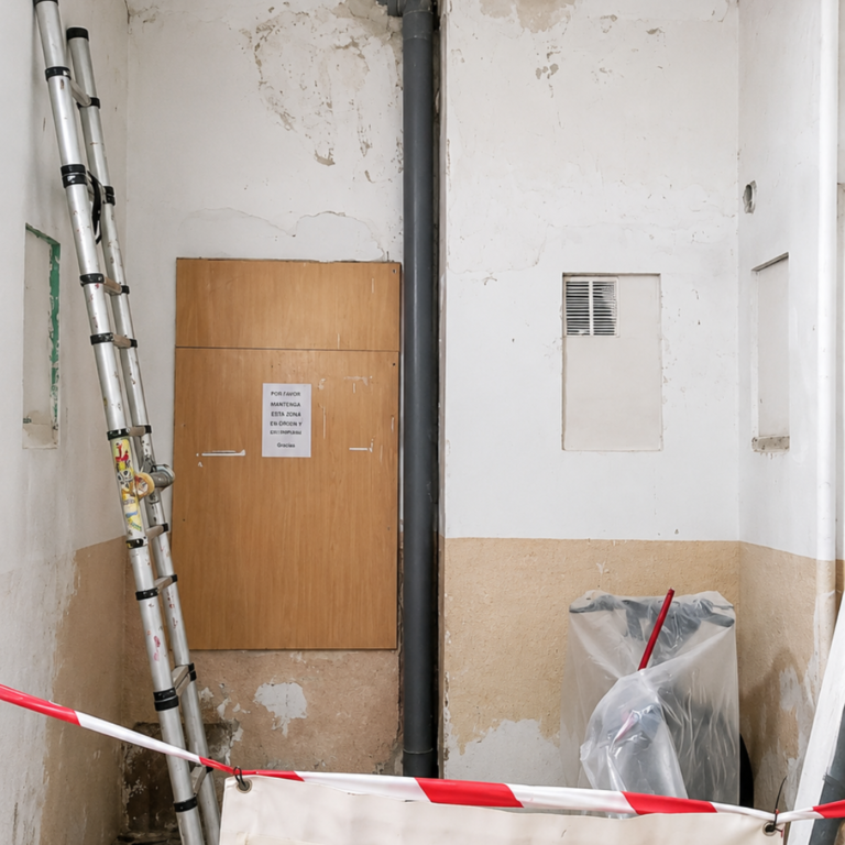 Rehabilitación de bajantes en Hospitalet 2